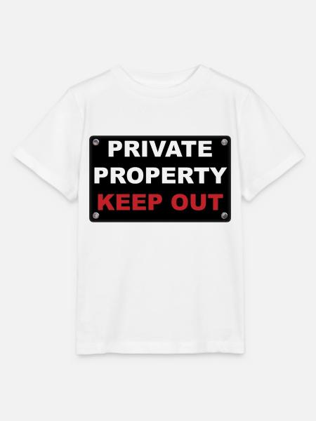private property - Stanley/Stella Kinder T-Shirt MINI CREATOR - Weiß
