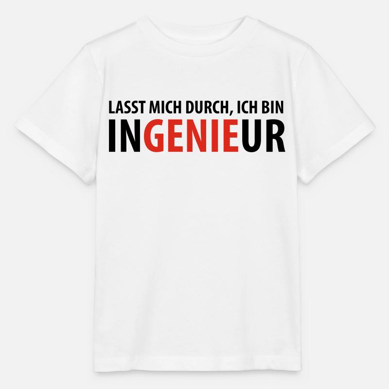 Lasst mich durch, ich bin Ingenieur - Stanley/Stella Kinder T-Shirt MINI CREATOR  - Weiß