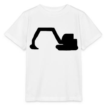 bagger - Stanley/Stella Kinder T-Shirt MINI CREATOR  - Weiß - Vorne - Maike (125cm)