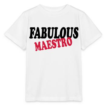Fabulous maestro 111 - Stanley/Stella Kinder T-Shirt MINI CREATOR  - Weiß - Vorne - Maike (125cm)