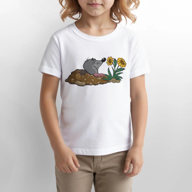 Mole Earth Mole Grêle Fleur Odeur Parfum Sp T-shirt bio MINI CREATOR Stanley/Stella Enfant