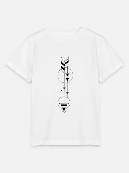 Geometrie - Stanley/Stella Kinder T-Shirt MINI CREATOR - Weiß