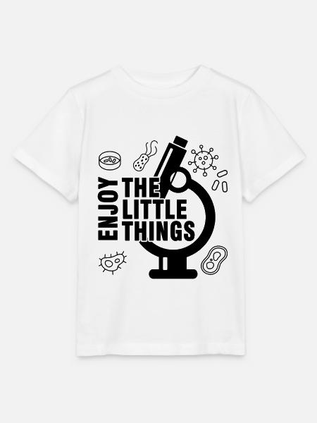 Biologie Biologe Labor Forschung Geschenk - Stanley/Stella Kinder T-Shirt MINI CREATOR - Weiß