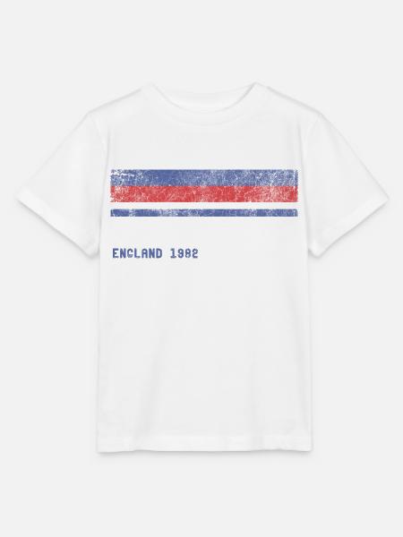 England 1982 - Stanley/Stella Kinder T-Shirt MINI CREATOR - Weiß