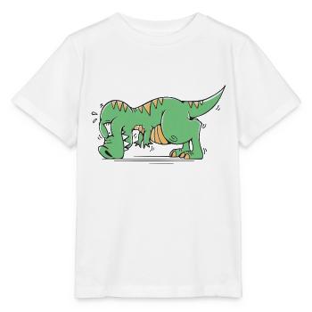 T-Rex Hates Push-ups Push-ups Funny Humor - Stanley/Stella MINI CREATOR Kids’ T-Shirt - white - Front - Maike (125cm)