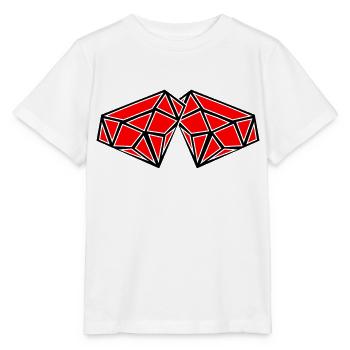 Diamants - T-shirt bio MINI CREATOR Stanley/Stella Enfant - blanc - Devant - Maike (125cm)