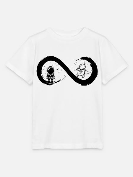 Astronaut bis ins Unendliche - Stanley/Stella Kinder T-Shirt MINI CREATOR - Weiß