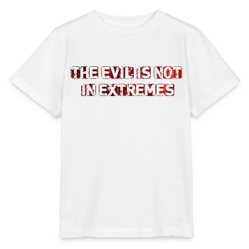 Le mal n’est pas dans les extrêmes - T-shirt bio MINI CREATOR Stanley/Stella Enfant - blanc - Devant - Maike (125cm)