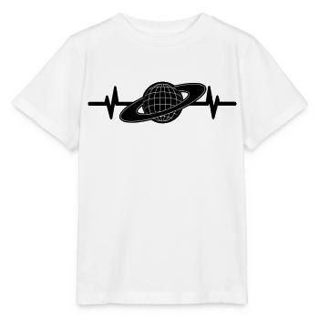 Y2K Heartbeat Love Nostalgie - T-shirt bio MINI CREATOR Stanley/Stella Enfant - blanc - Devant - Maike (125cm)