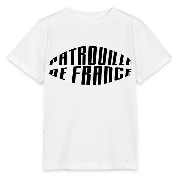 Patrouille de France black text - Stanley/Stella MINI CREATOR Kids’ T-Shirt - white - Front - Maike (125cm)