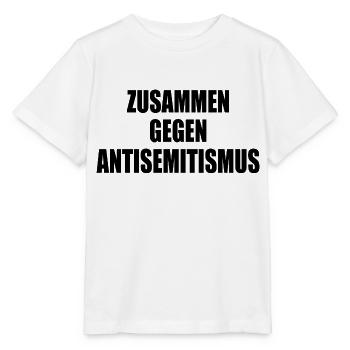 zusammen gegen antisemitismus - Stanley/Stella Kinder T-Shirt MINI CREATOR  - Weiß - Vorne - Maike (125cm)