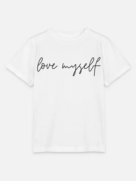 Love Myself - Stanley/Stella Kinder T-Shirt MINI CREATOR - Weiß