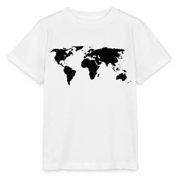 Carte du Monde - T-shirt bio MINI CREATOR Stanley/Stella Enfant - blanc - Devant - Maike (125cm)