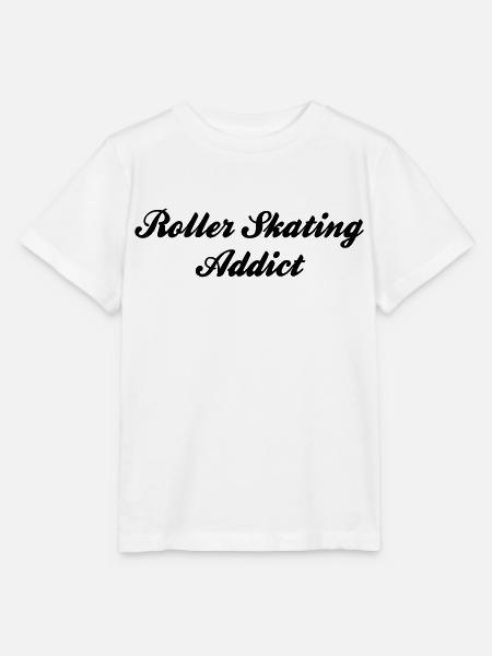 roller skating addict - Stanley/Stella Kinder T-Shirt MINI CREATOR  - Weiß