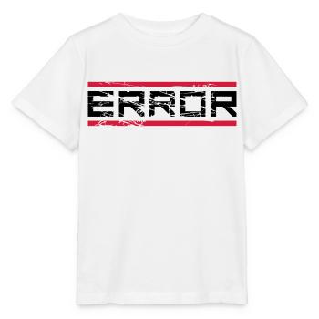 rote balken kratzer geek error computer download n - Stanley/Stella Kinder T-Shirt MINI CREATOR  - Weiß - Vorne - Maike (125cm)