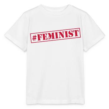 feminist - Stanley/Stella Kinder T-Shirt MINI CREATOR  - Weiß - Vorne - Maike (125cm)