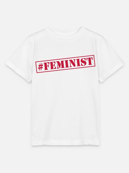 feminist - Stanley/Stella Kinder T-Shirt MINI CREATOR - Weiß