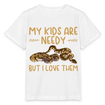 Snake lovers | Reptiles Pet Gifts - Stanley/Stella MINI CREATOR Kids’ T-Shirt - white - Front - Maike (125cm)