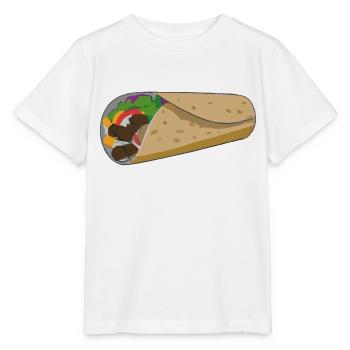 Döner Dürüm Geschenkidee - Stanley/Stella Kinder T-Shirt MINI CREATOR  - Weiß - Vorne - Maike (125cm)