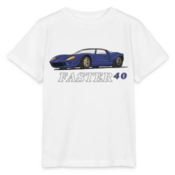 Racing car - Stanley/Stella MINI CREATOR Kids’ T-Shirt - white - Front - Maike (125cm)