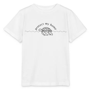 Schütze mein Zuhause - Stanley/Stella Kinder T-Shirt MINI CREATOR  - Weiß - Vorne - Maike (125cm)