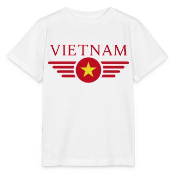 J’adore le Vietnam - T-shirt bio MINI CREATOR Stanley/Stella Enfant - blanc - Devant - Maike (125cm)