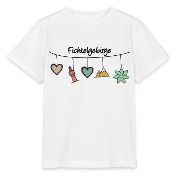 Fichtelgebirge mobile - Stanley/Stella Kinder T-Shirt MINI CREATOR  - Weiß - Vorne - Maike (125cm)