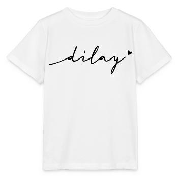 Dilay Cursive Name - Stanley/Stella MINI CREATOR Kids’ T-Shirt - white - Front - Maike (125cm)
