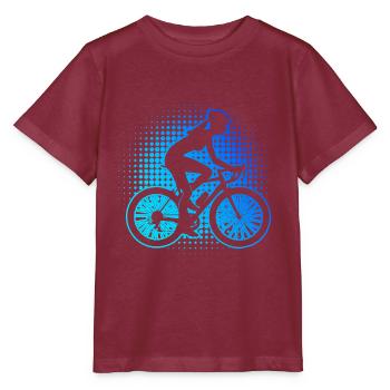 Homme Mtb Cyclist Cyclisme Vélo - T-shirt bio MINI CREATOR Stanley/Stella Enfant - bordeaux - Devant - Kain (125cm)