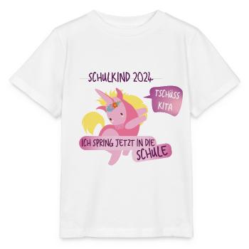 Tschüß Kita - Schulkind - Stanley/Stella Kinder T-Shirt MINI CREATOR  - Weiß - Vorne - Maike (125cm)