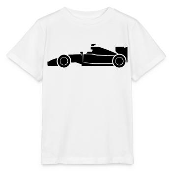 Voiture de course - T-shirt bio MINI CREATOR Stanley/Stella Enfant - blanc - Devant - Maike (125cm)