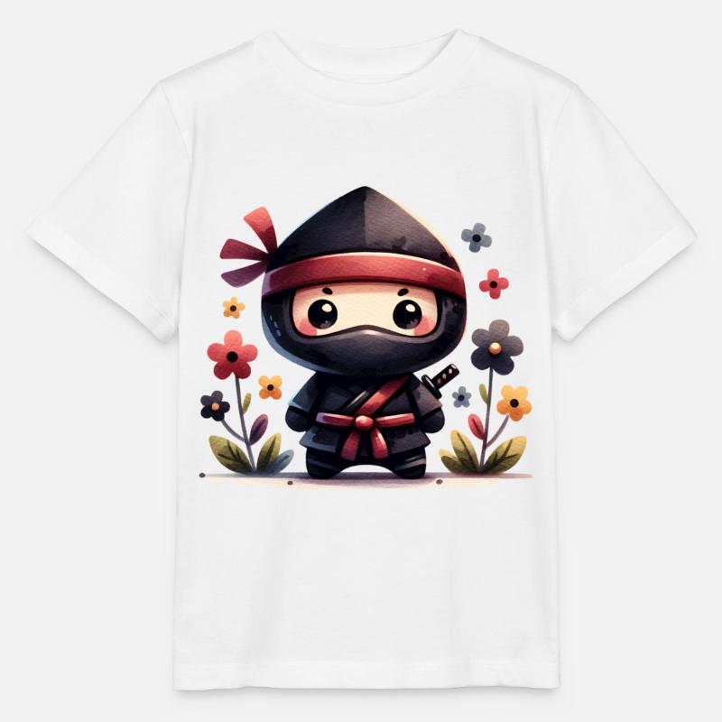 Ninja - Stanley/Stella MINI CREATOR Kids’ T-Shirt - white