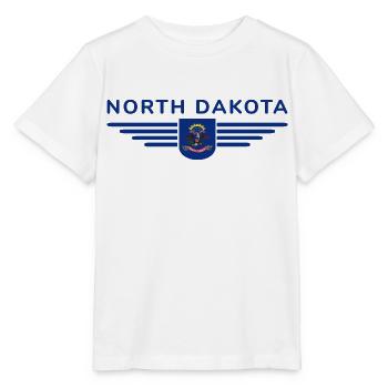 North Dakota Fan T-Shirt – Perfect for Fans - Stanley/Stella MINI CREATOR Kids’ T-Shirt - white - Front - Maike (125cm)