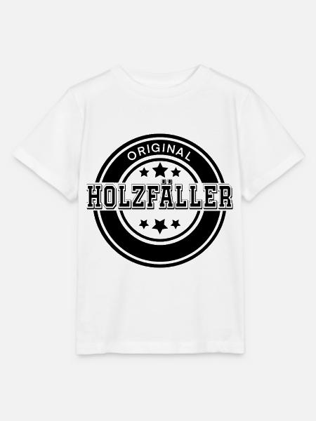 Holzfäller - Stanley/Stella Kinder T-Shirt MINI CREATOR - Weiß