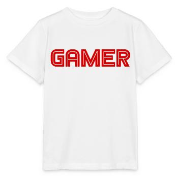 Gamer - Games - PC - Computerspiele - Stanley/Stella Kinder T-Shirt MINI CREATOR  - Weiß - Vorne - Maike (125cm)