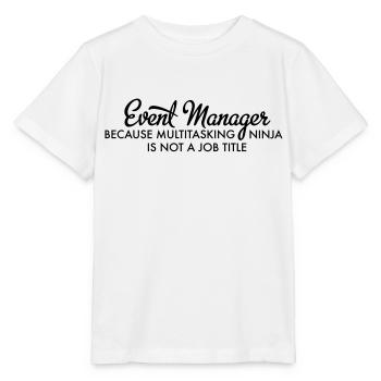 Event Manager - T-shirt bio MINI CREATOR Stanley/Stella Enfant - blanc - Devant - Maike (125cm)