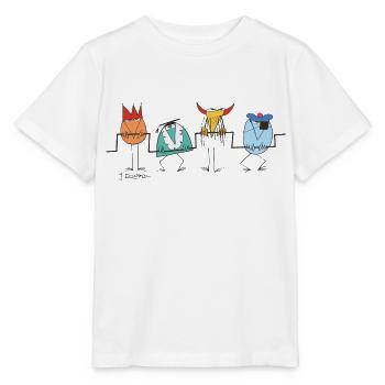 Shadoks pump - Stanley/Stella MINI CREATOR Kids’ T-Shirt - white - Front - Maike (125cm)