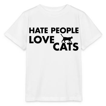Cat Lover - Stanley/Stella MINI CREATOR Kids’ T-Shirt - white - Front - Maike (125cm)