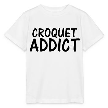 croquet addict - Stanley/Stella MINI CREATOR Kids’ T-Shirt - white - Front - Maike (125cm)