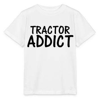 tractor addict - Stanley/Stella MINI CREATOR Kids’ T-Shirt - white - Front - Maike (125cm)