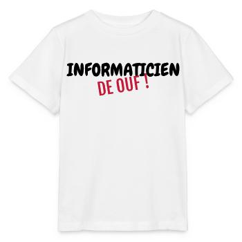 Computer / Informatiker / Aussenseiter / Ingenieur - Stanley/Stella Kinder T-Shirt MINI CREATOR  - Weiß - Vorne - Maike (125cm)