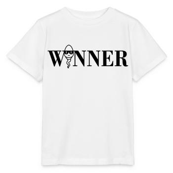 Winner Spermien - Stanley/Stella Kinder T-Shirt MINI CREATOR  - Weiß - Vorne - Maike (125cm)