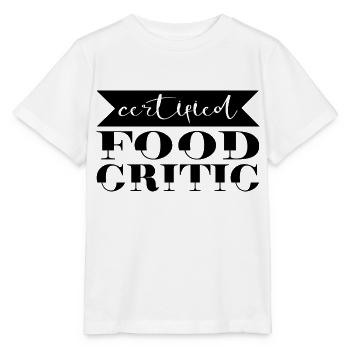Critique gastronomique certifiée - T-shirt bio MINI CREATOR Stanley/Stella Enfant - blanc - Devant - Maike (125cm)