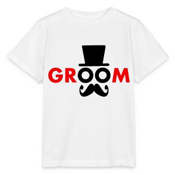 Groom - T-shirt bio MINI CREATOR Stanley/Stella Enfant - blanc - Devant - Maike (125cm)