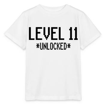 Jeux de cadeaux du 11e anniversaire - T-shirt bio MINI CREATOR Stanley/Stella Enfant - blanc - Devant - Maike (125cm)