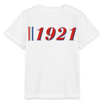Jahr 1921 - Stanley/Stella Kinder T-Shirt MINI CREATOR  - Weiß - Vorne - Maike (125cm)