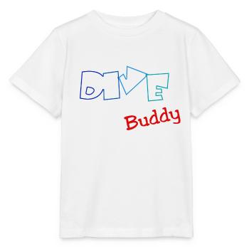 Diver Dive Buddy Scuba - Stanley/Stella Kinder T-Shirt MINI CREATOR  - Weiß - Vorne - Maike (125cm)