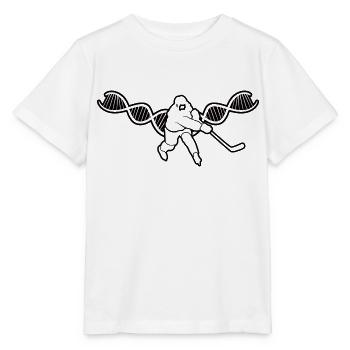 Joueurs de hockey sur glace Équipe de hockey sur glace Fan de hockey Hockey sur glace - T-shirt bio MINI CREATOR Stanley/Stella Enfant - blanc - Devant - Maike (125cm)