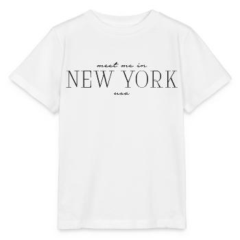 Retrouvez-moi à New York - T-shirt bio MINI CREATOR Stanley/Stella Enfant - blanc - Devant - Maike (125cm)