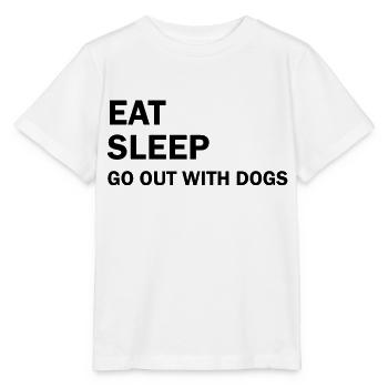 Dog Hund - Stanley/Stella Kinder T-Shirt MINI CREATOR  - Weiß - Vorne - Maike (125cm)